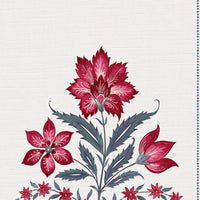 Pinky red and grey blue