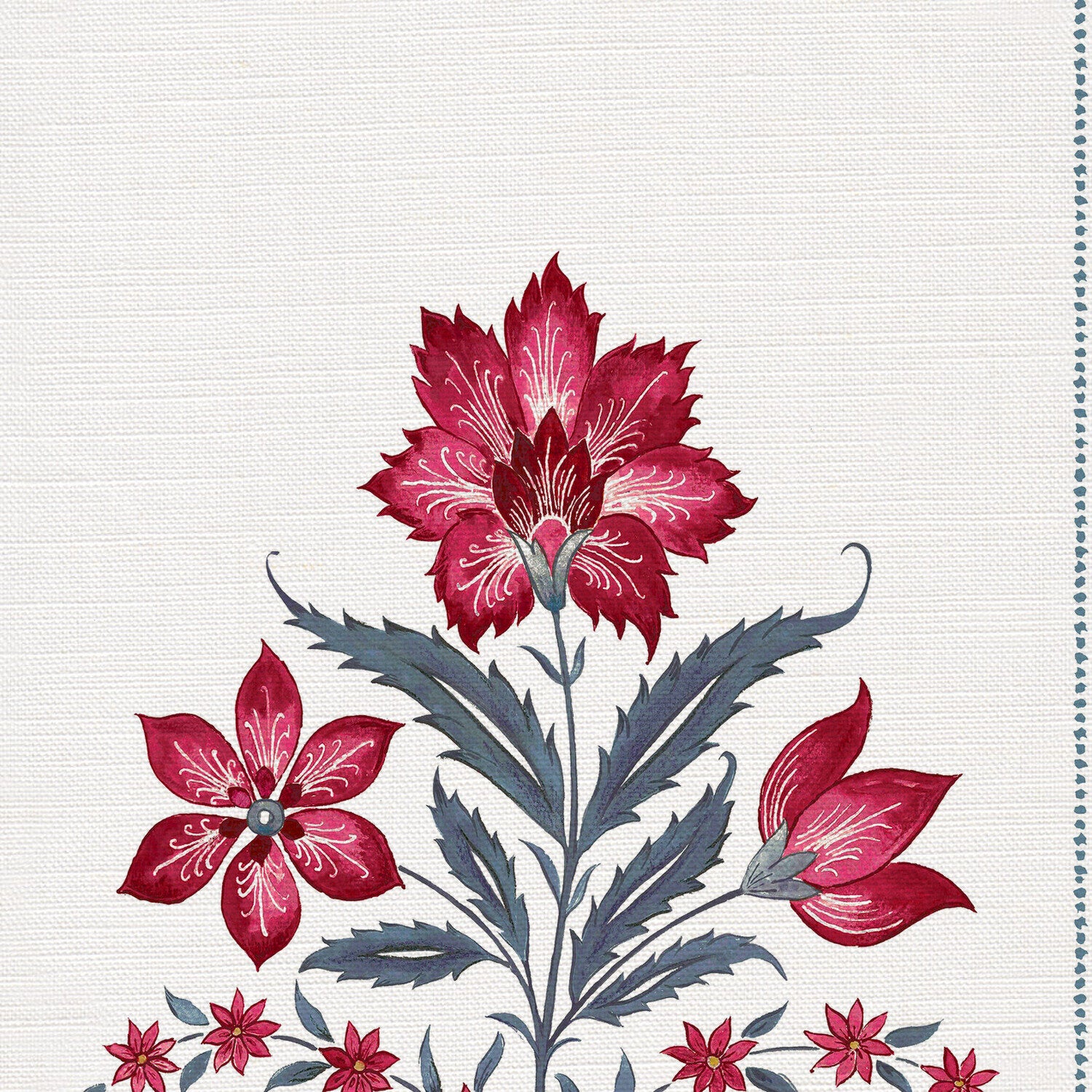 CW: Pinky red and grey blue | BASE: Luxury Linen | HERO