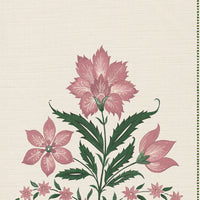 Soft pink and racing green