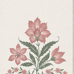 Soft putty pink and grey green