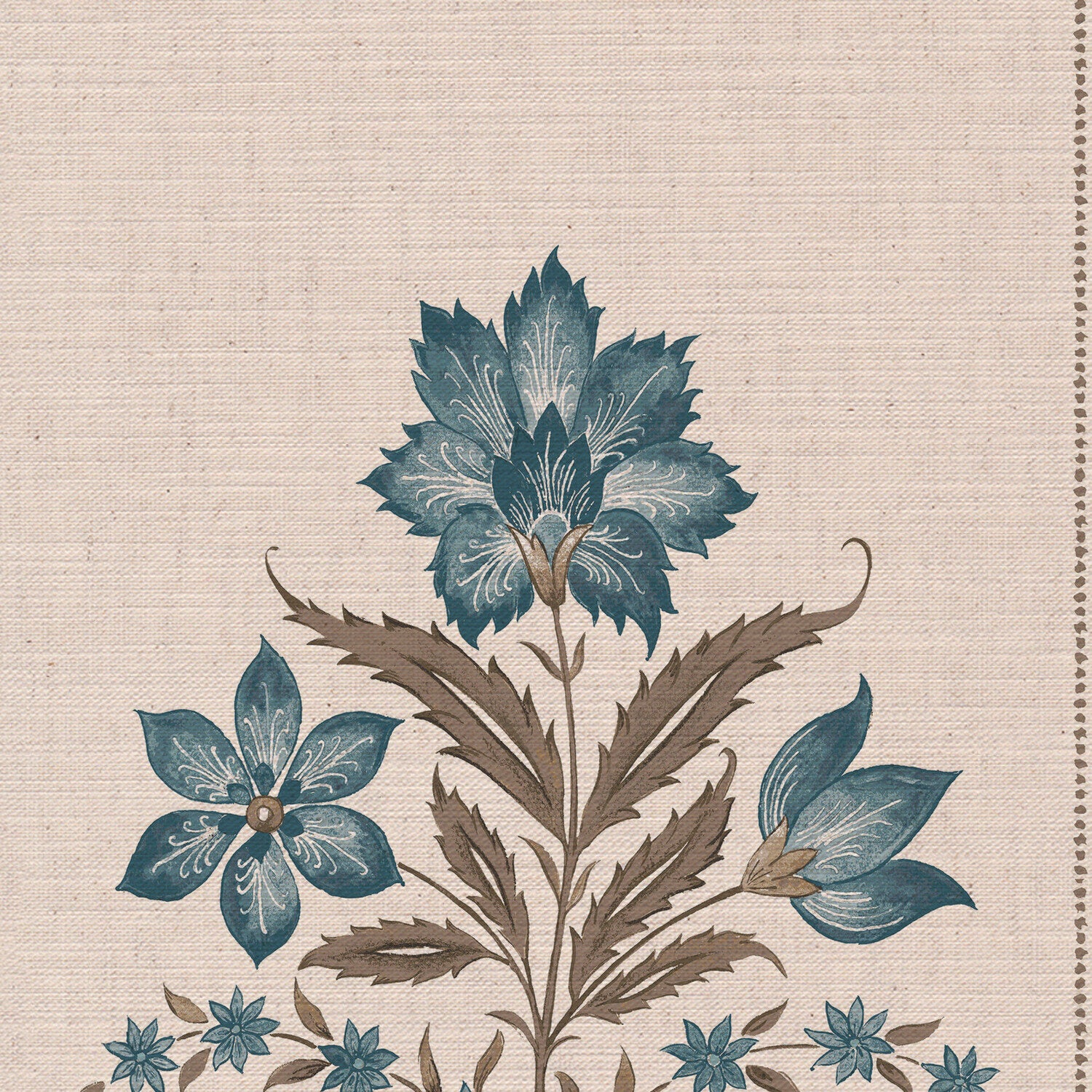 CW: Green blue and brown | BASE: Mercia Linen | HERO