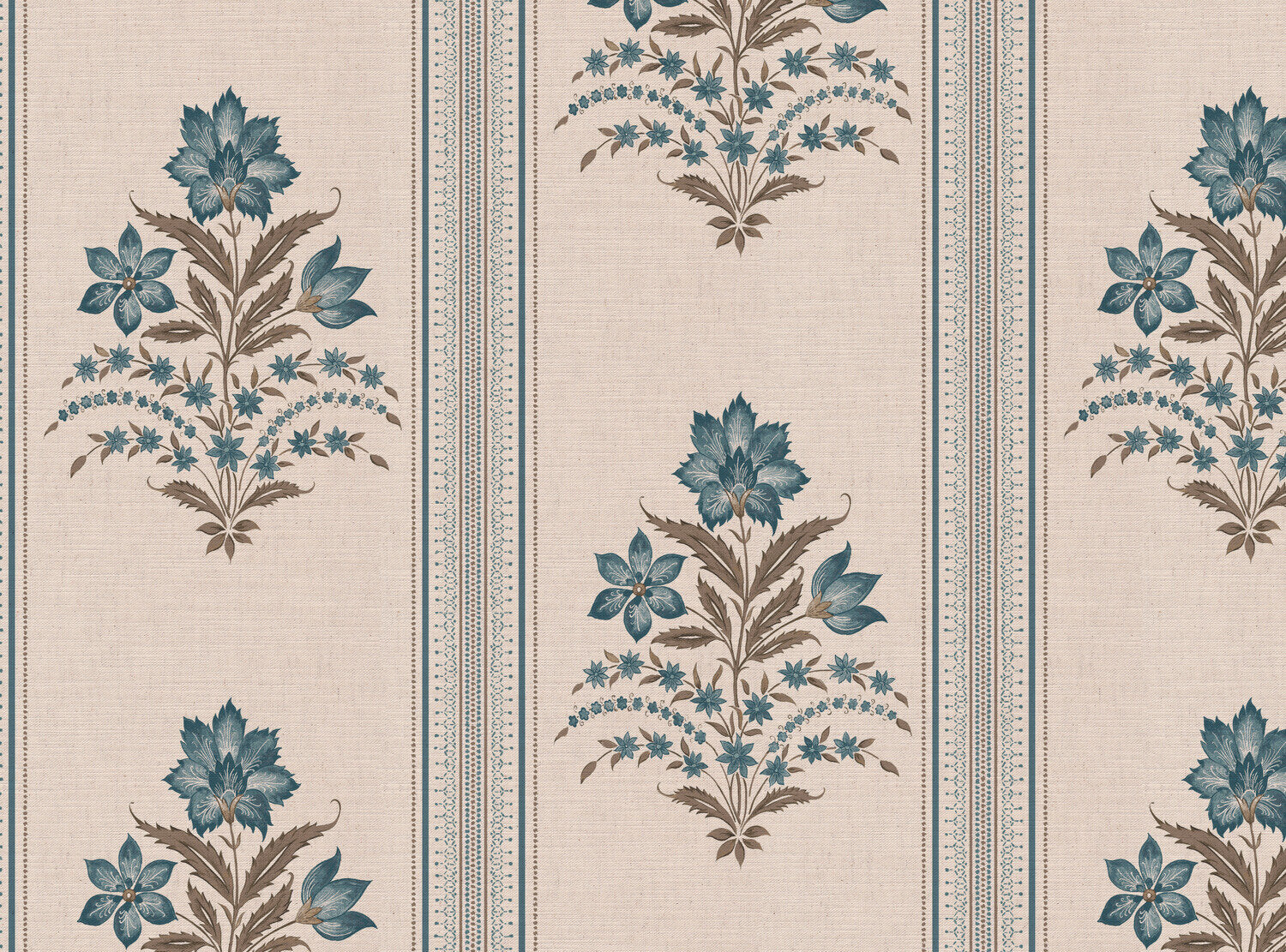 CW: Green blue and brown | BASE: Mercia Linen