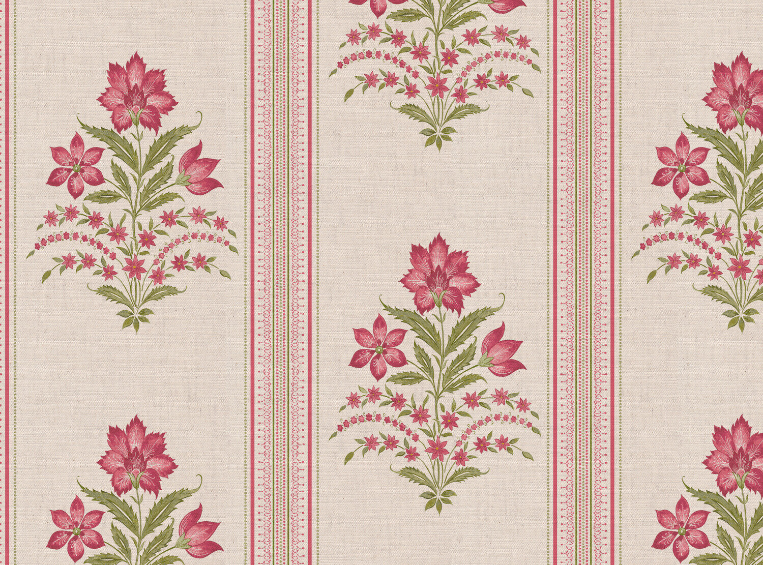 CW: Pink rouge and green | BASE: Mercia Linen