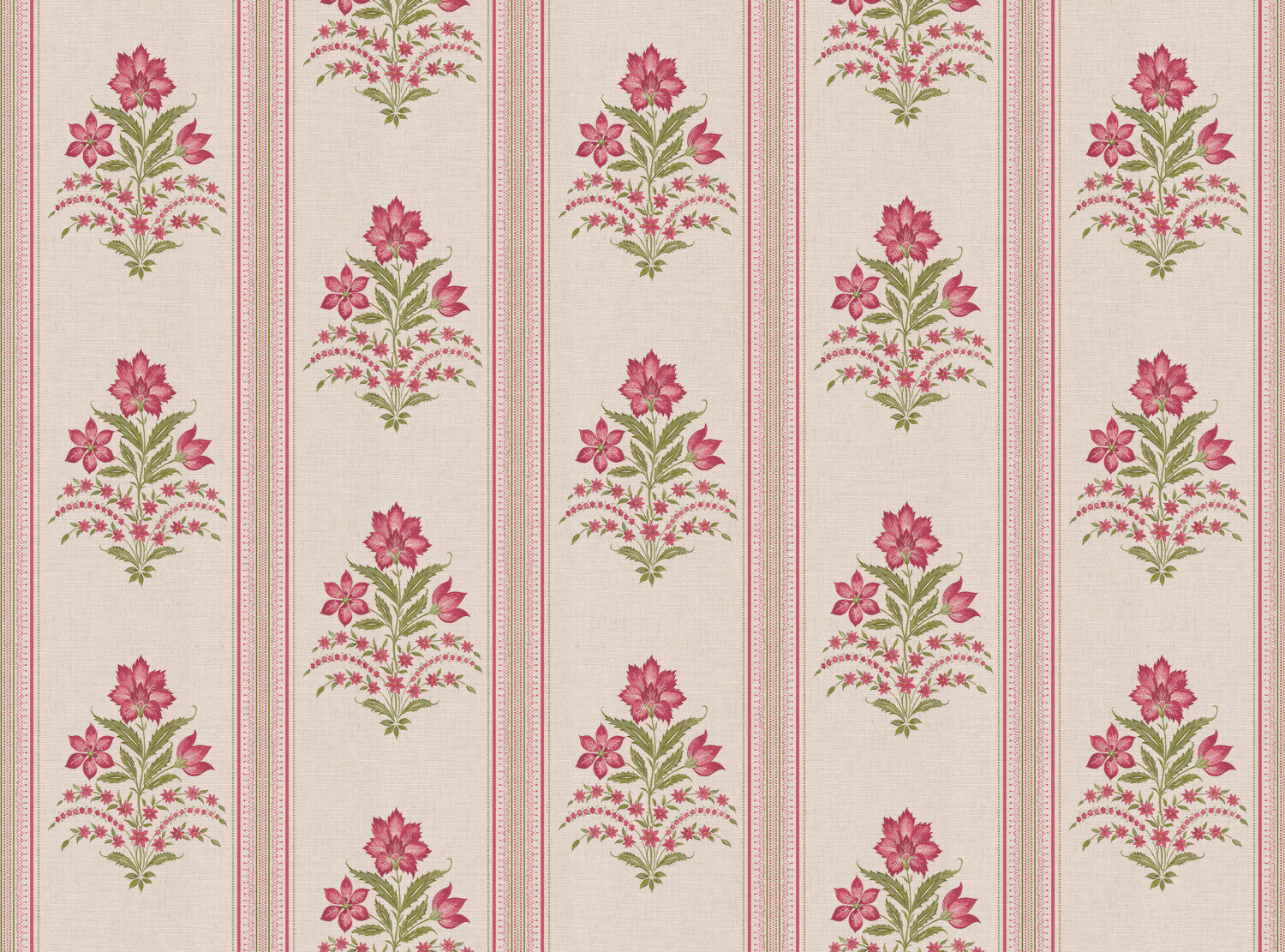 CW: Pink rouge and green | BASE: Mercia Linen