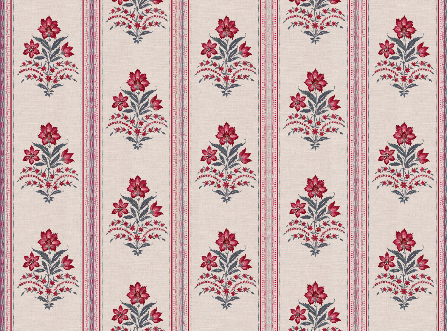 CW: Pinky red and grey blue | BASE: Mercia Linen