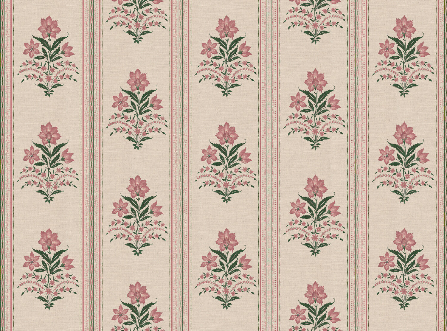 CW: Soft pink and racing green | BASE: Mercia Linen