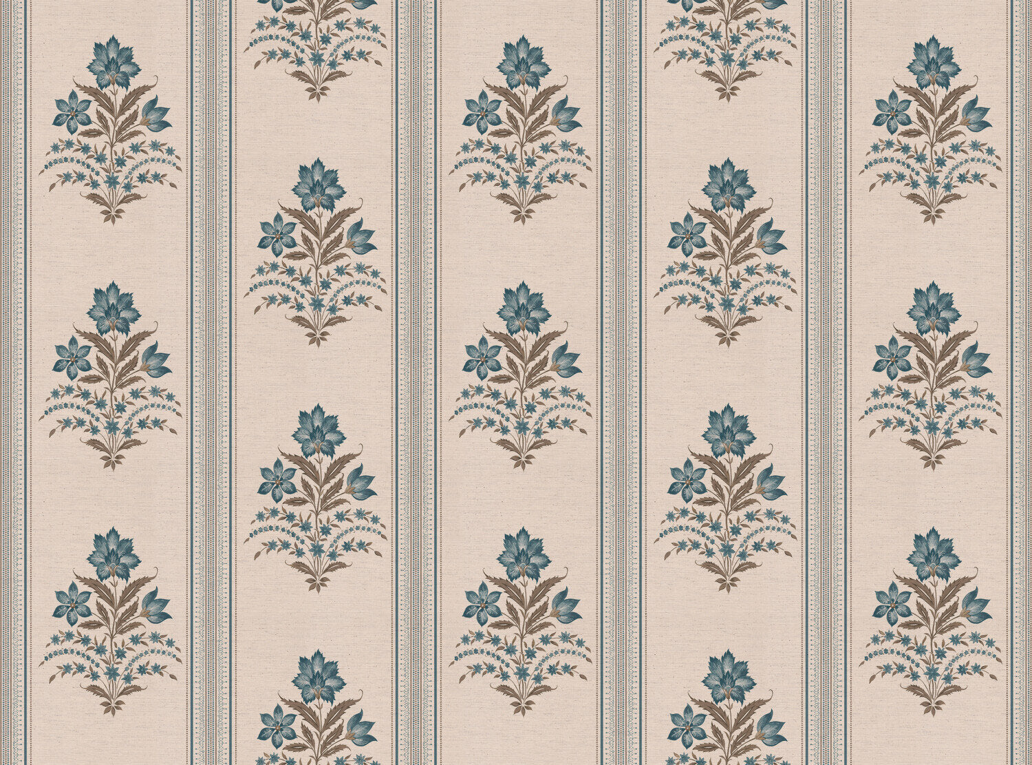 CW: Green blue and brown | BASE: Natural Luxury Linen