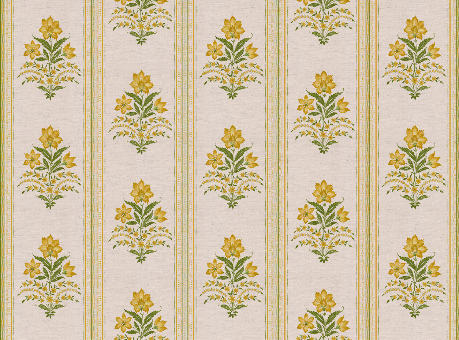 CW: Yellow and green | BASE: Natural Luxury Linen