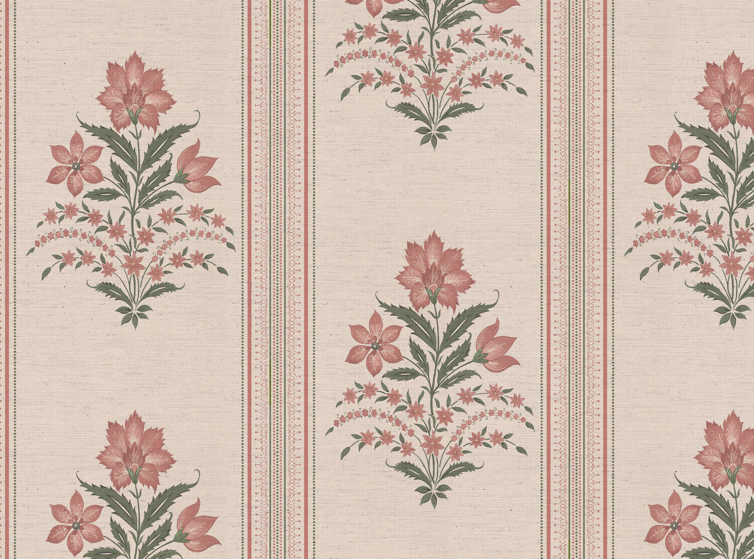 CW: Soft putty pink and grey green | BASE: Natural Luxury Linen