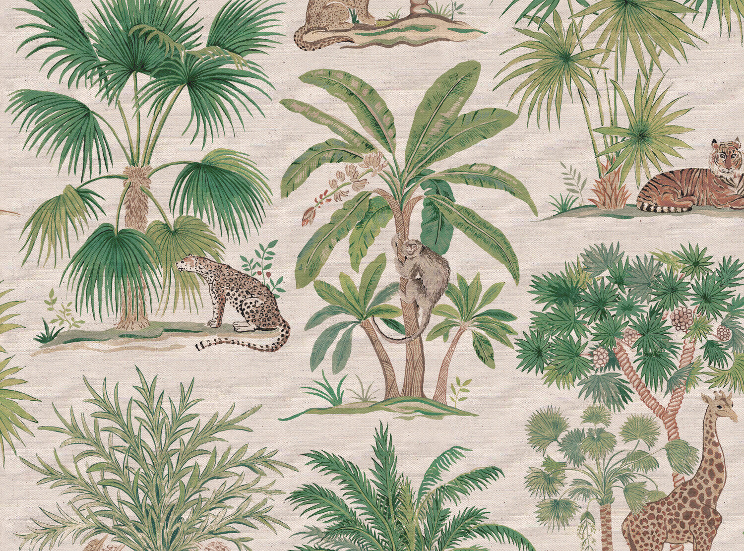 CW: Multicoloured greens | BASE: Natural Luxury Linen