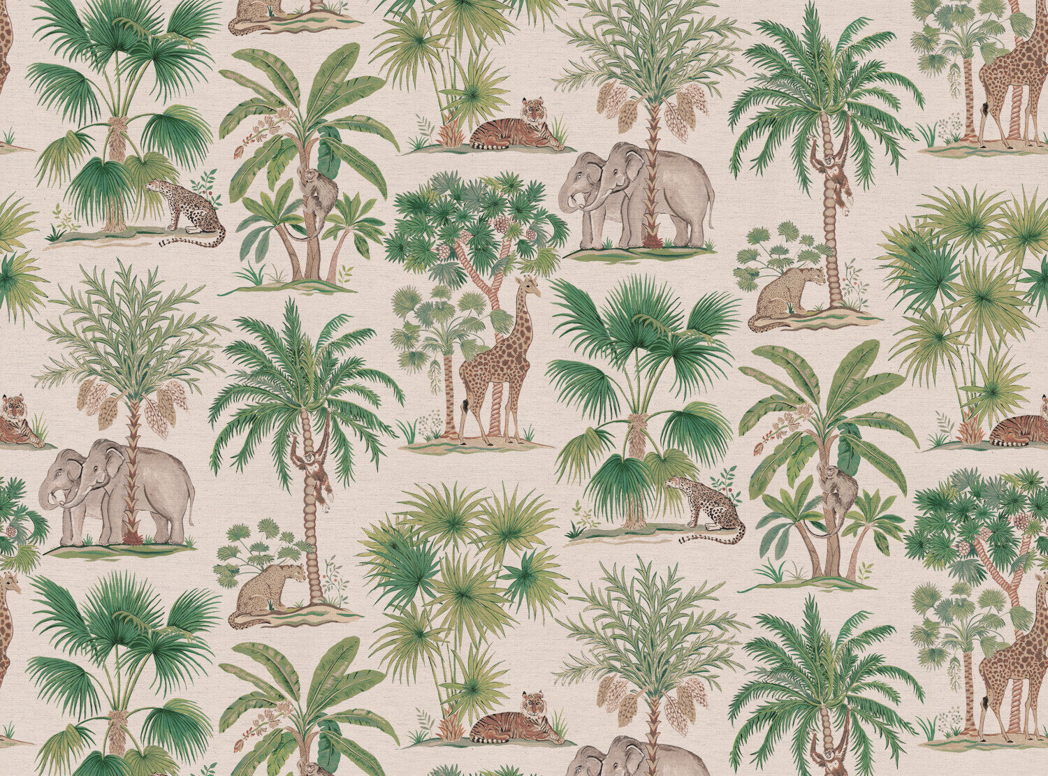 CW: Multicoloured greens | BASE: Natural Luxury Linen