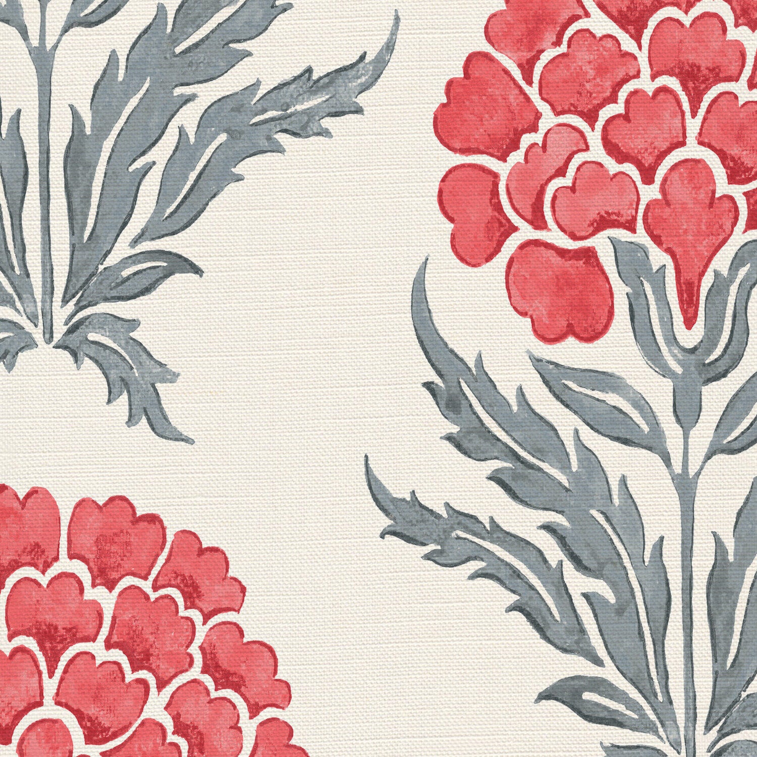 CW: Coral and grey blue | BASE: Luxury Linen | HERO