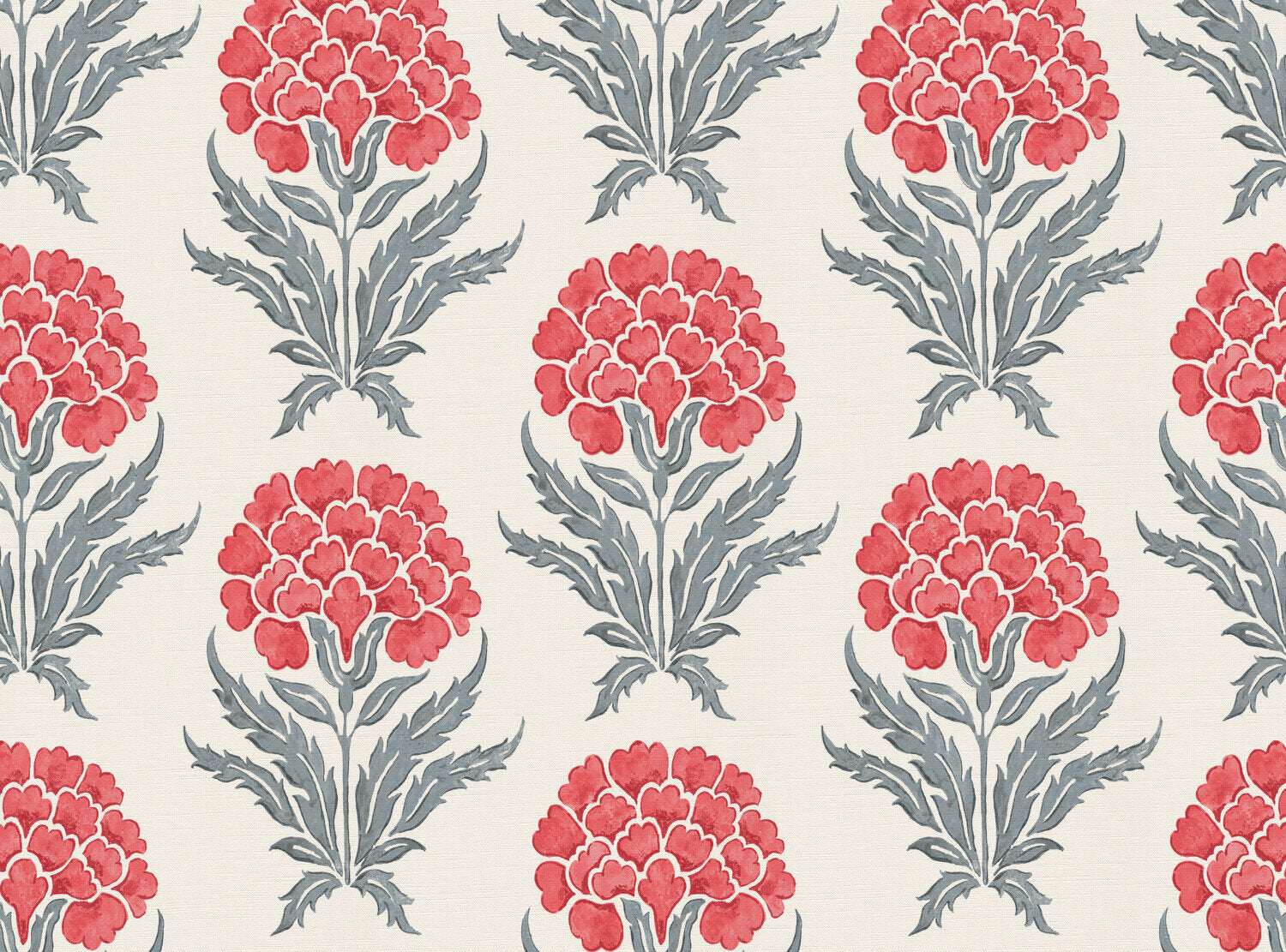 CW: Coral and grey blue | BASE: Luxury Linen