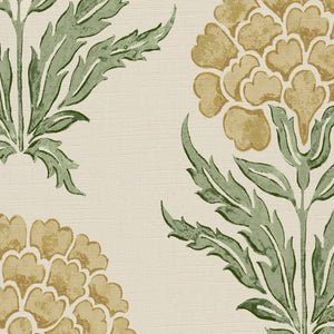 Light gold and green