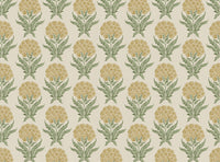 Light gold and green