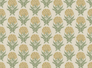 Light gold and green