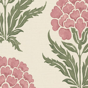 Soft pink and green