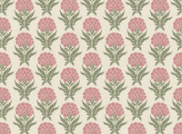 Soft pink and green