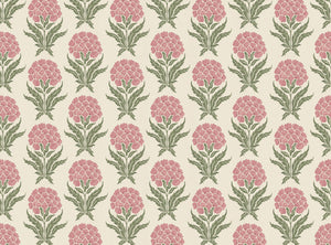 Soft pink and green