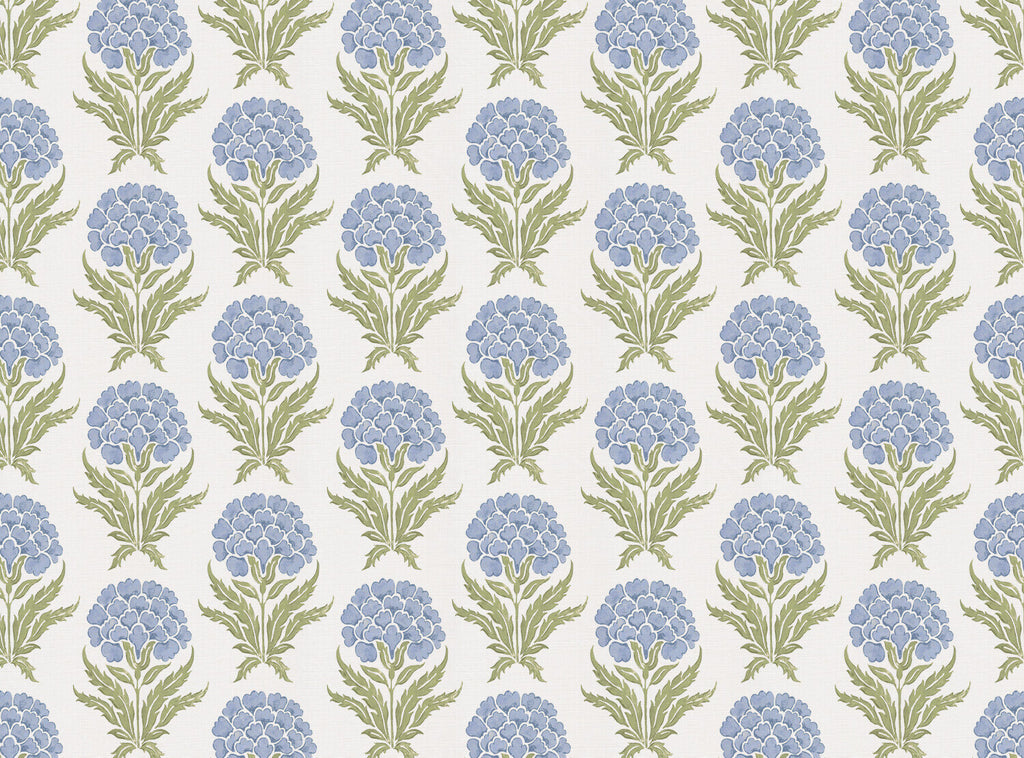 CW: Soft cornflower blue and green | BASE: Luxury Linen