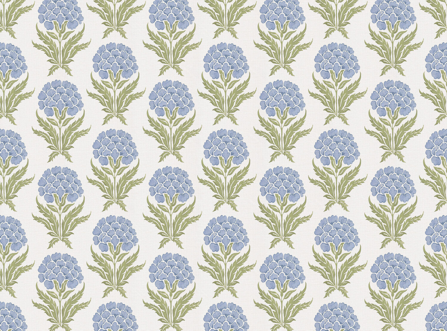 CW: Soft cornflower blue and green | BASE: Luxury Linen