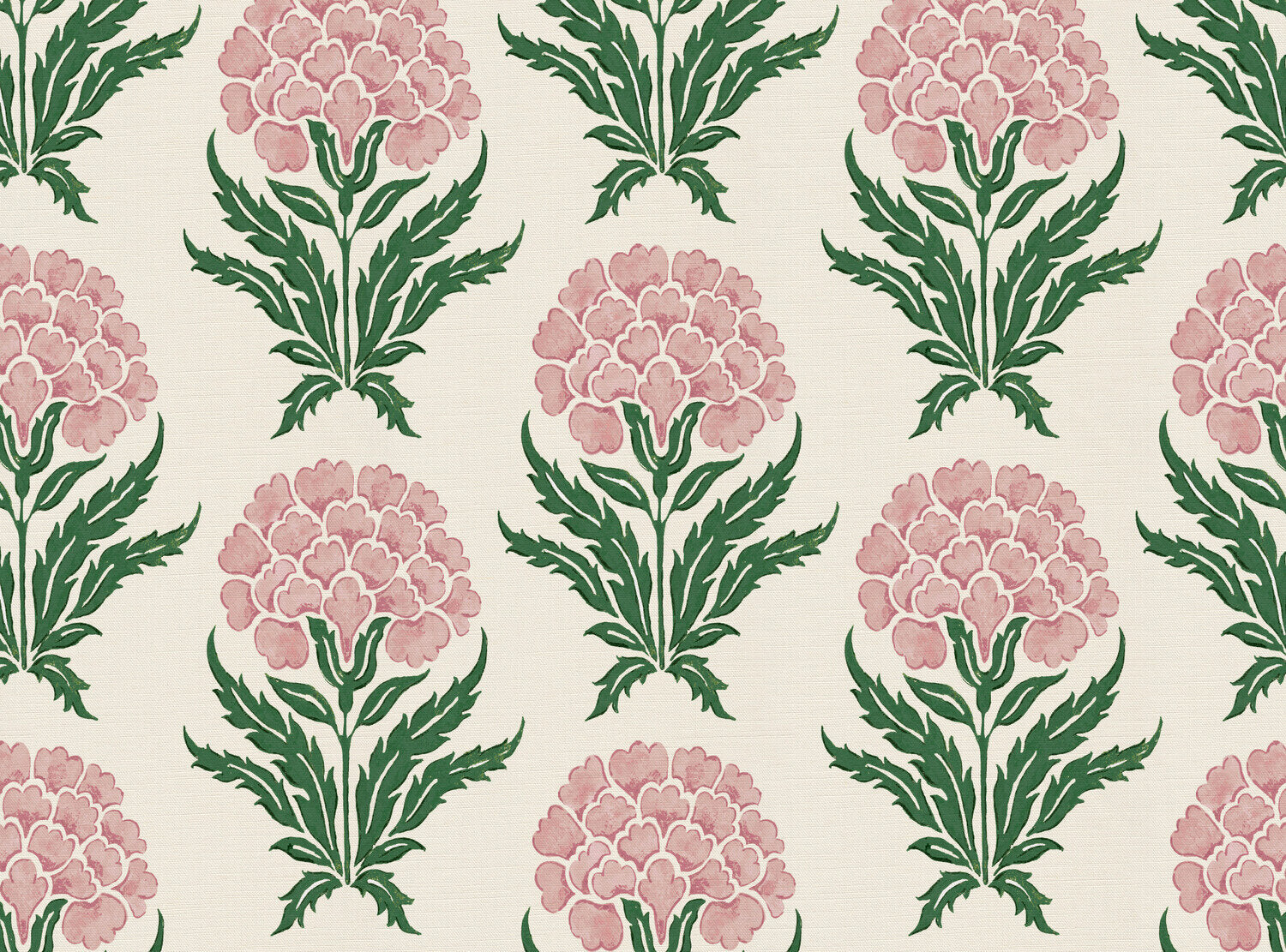 CW: Soft pink and racing green | BASE: Luxury Linen