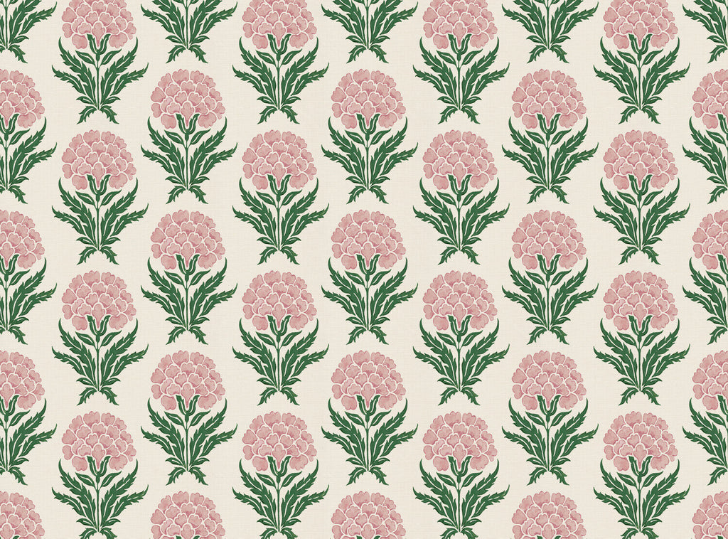 CW: Soft pink and racing green | BASE: Luxury Linen