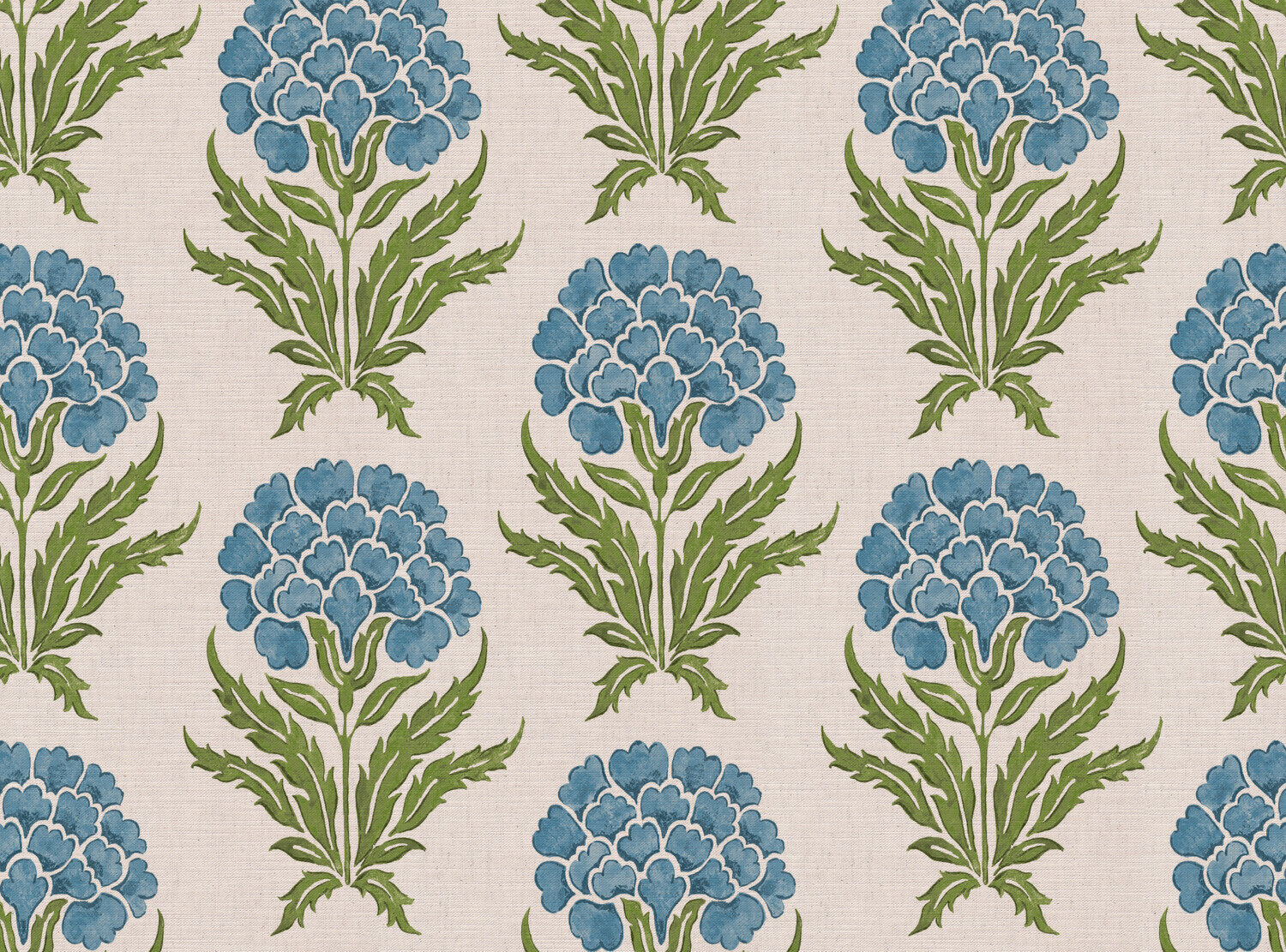 CW: Bright blue and green | BASE: Mercia Linen