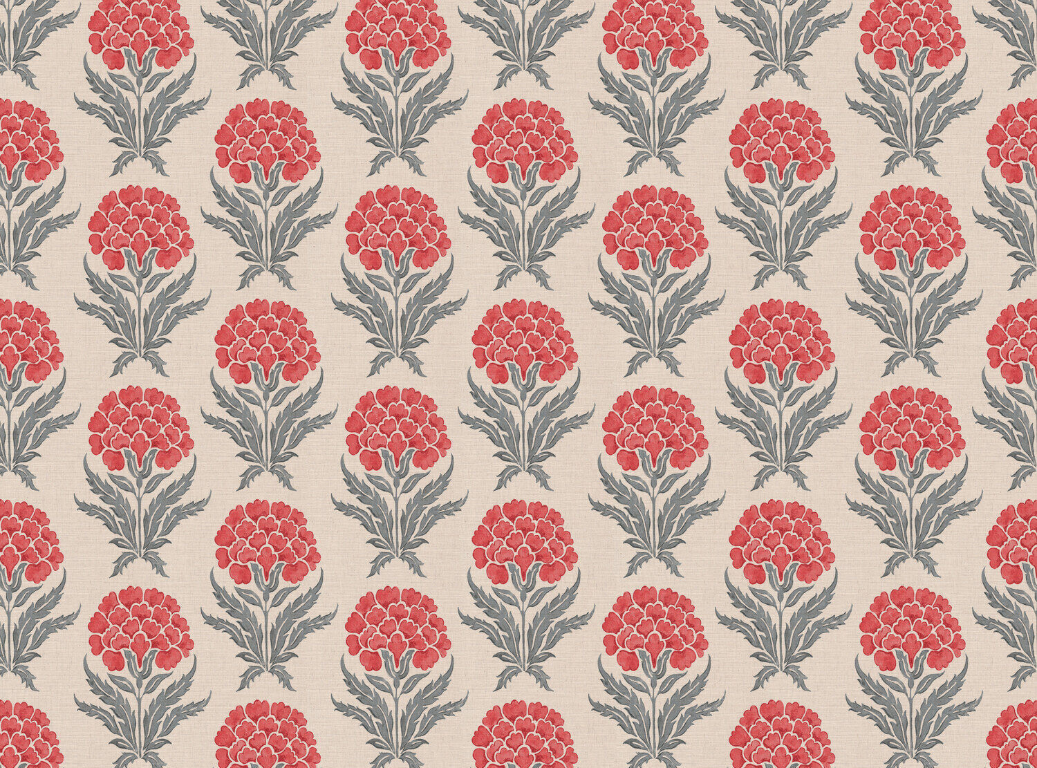CW: Coral and grey blue | BASE: Mercia Linen