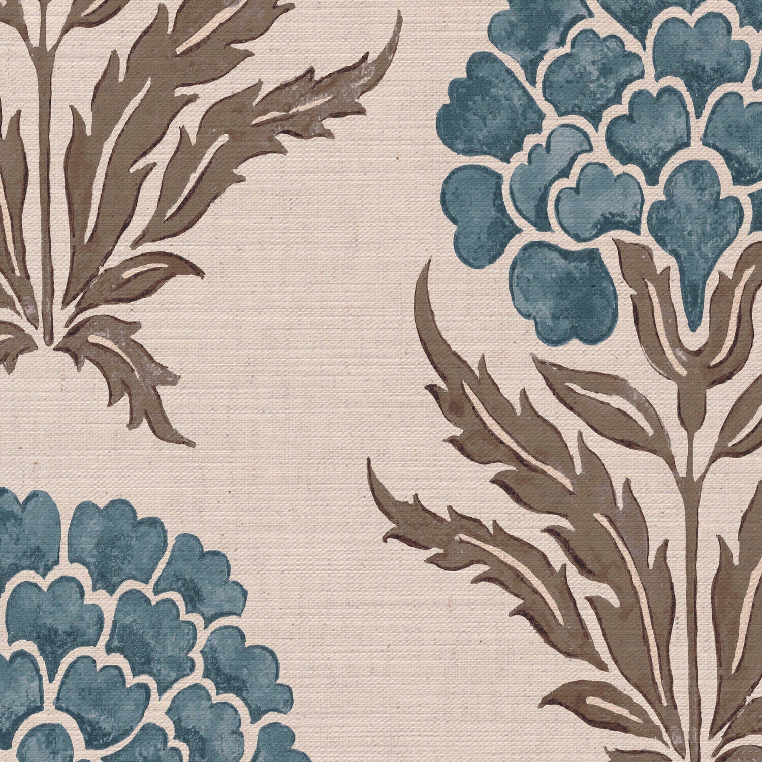 CW: Green blue and brown | BASE: Mercia Linen | HERO