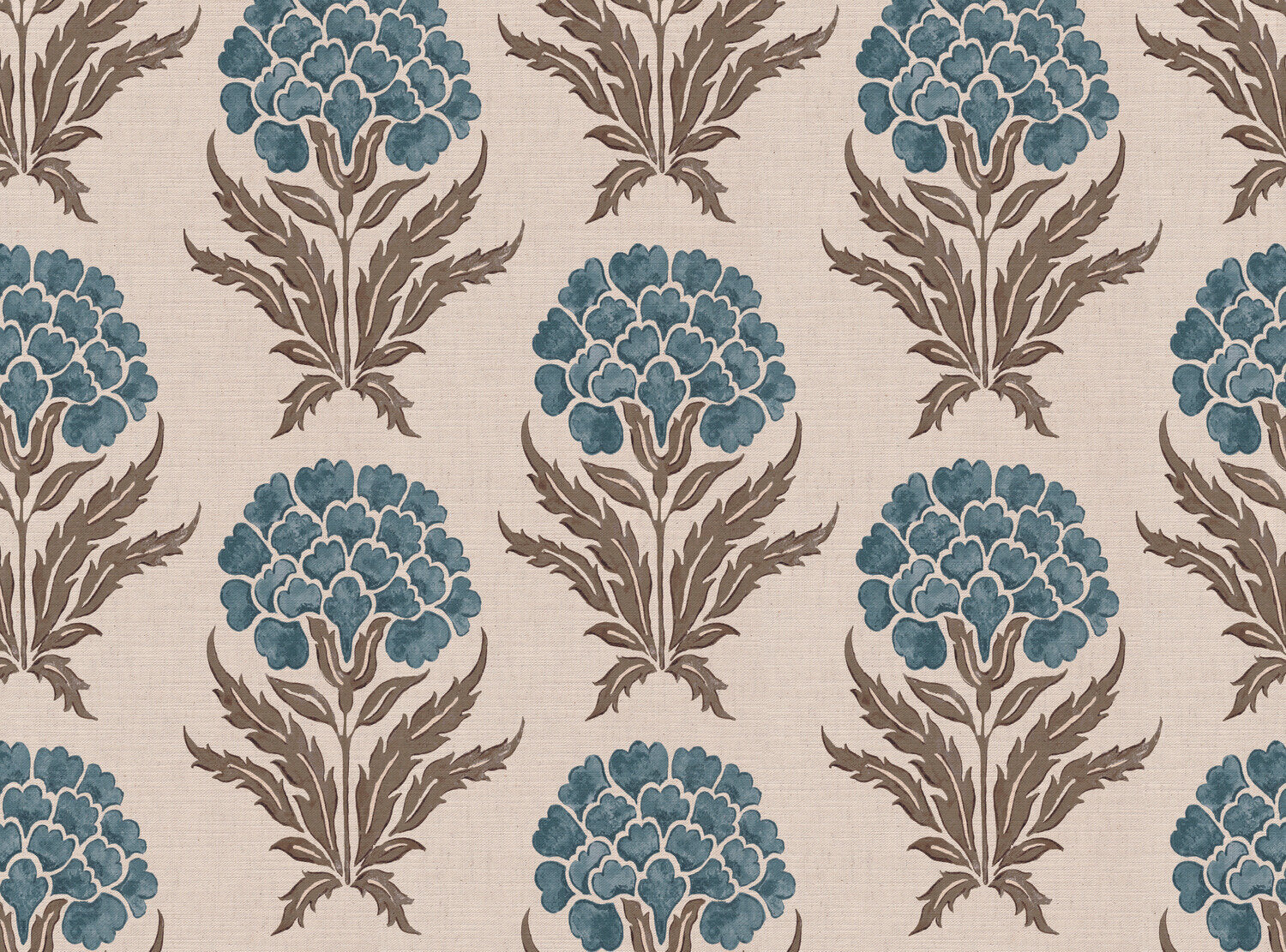 CW: Green blue and brown | BASE: Mercia Linen
