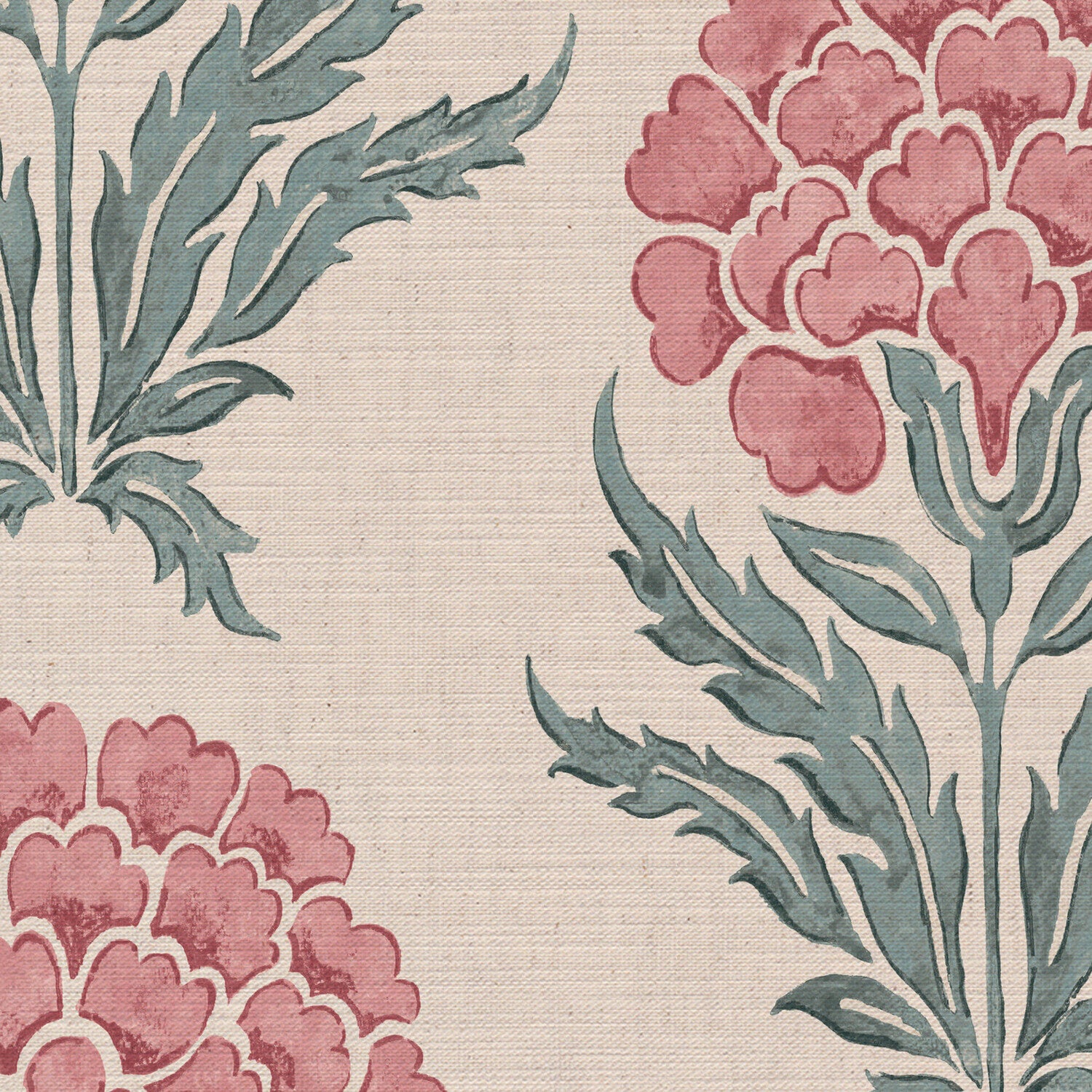 CW: Pink and duck egg | BASE: Mercia Linen | HERO
