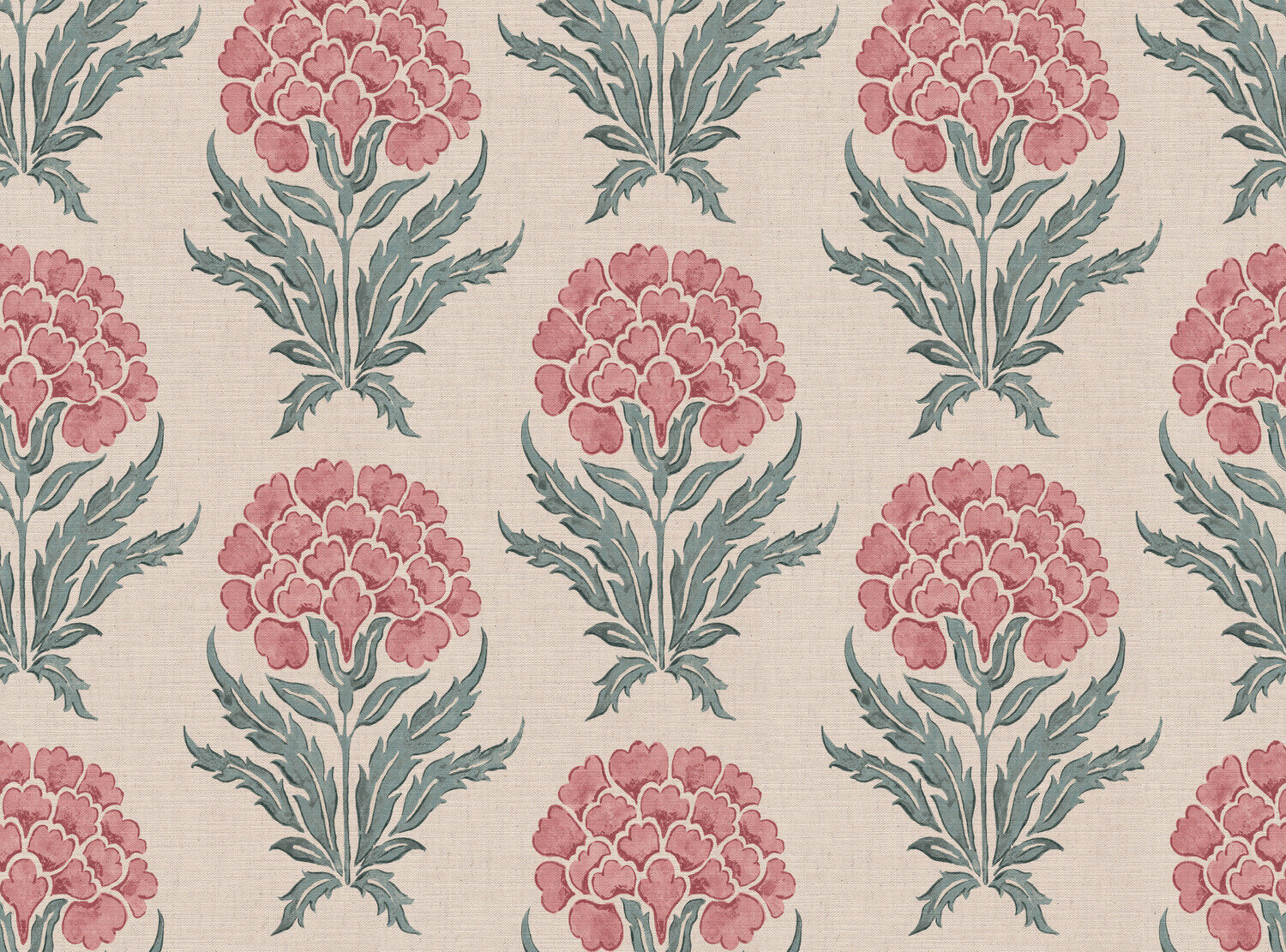 CW: Pink and duck egg | BASE: Mercia Linen