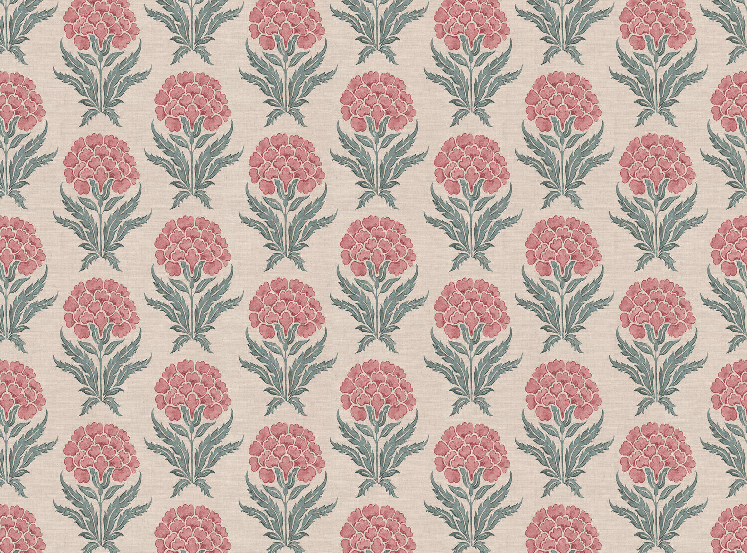 CW: Pink and duck egg | BASE: Mercia Linen