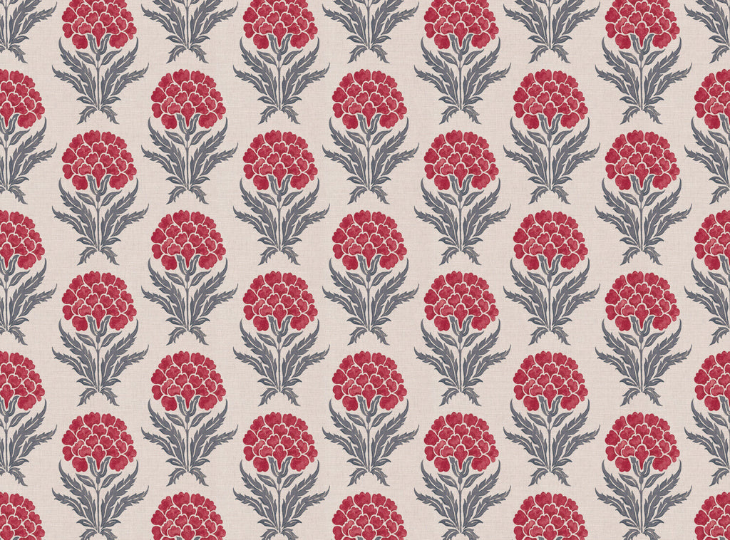 CW: Warm red and grey blue light ground | BASE: Mercia Linen