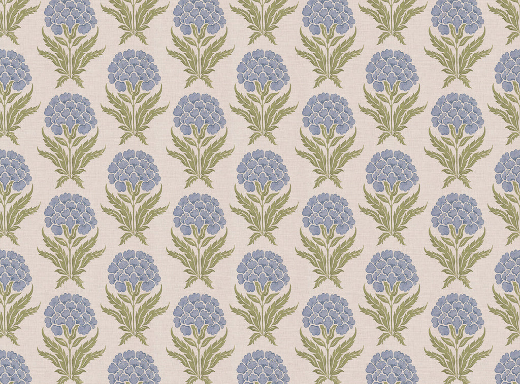CW: Soft cornflower blue and green | BASE: Mercia Linen