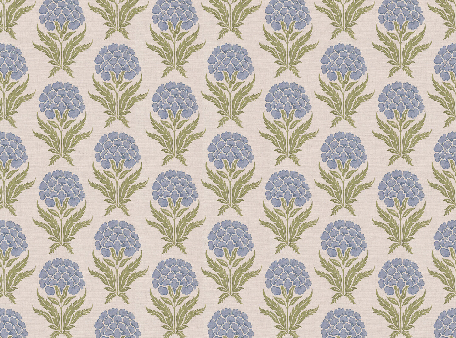 CW: Soft cornflower blue and green | BASE: Mercia Linen