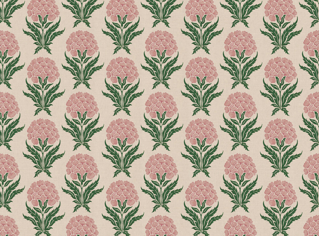 CW: Soft pink and racing green | BASE: Mercia Linen