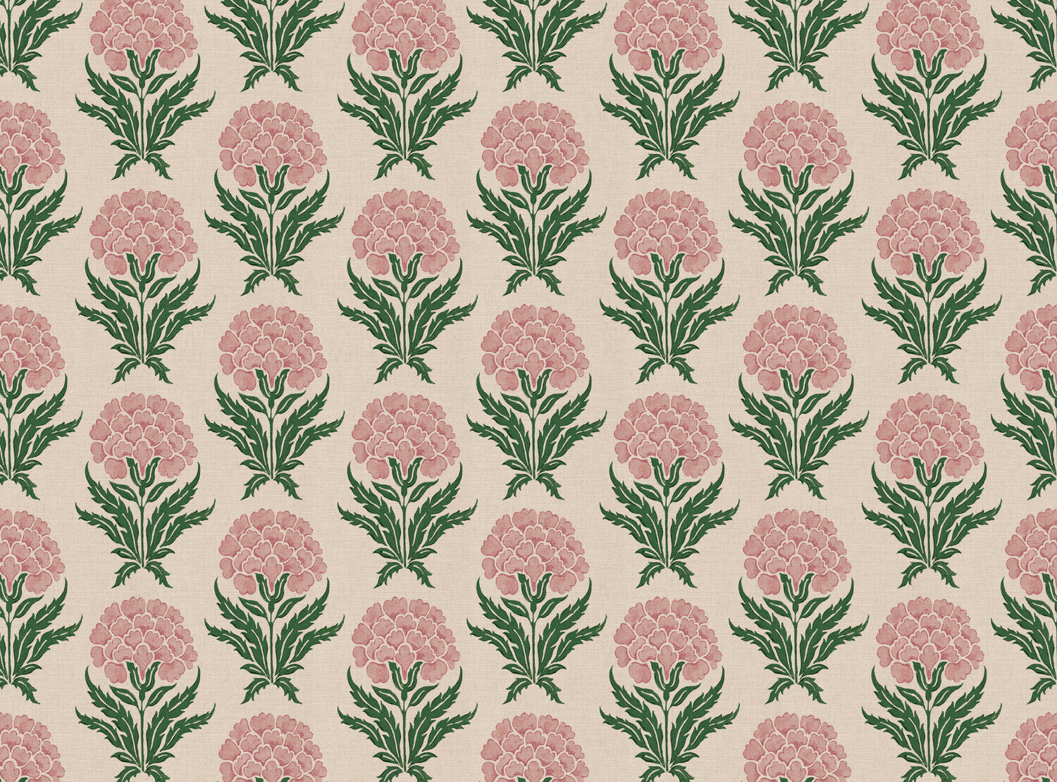 CW: Soft pink and racing green | BASE: Mercia Linen