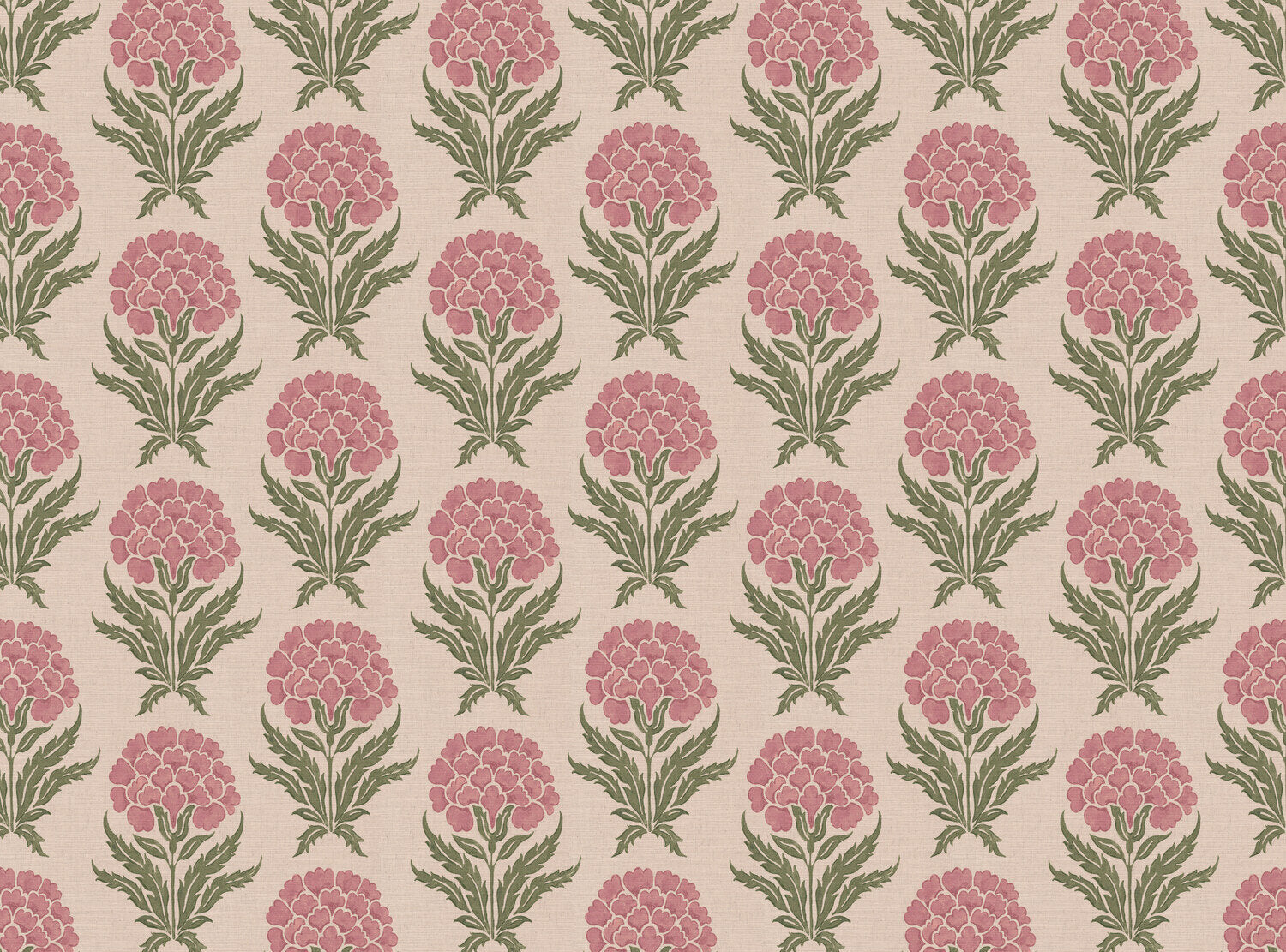 CW: Wild orchid pink and green | BASE: Mercia Linen
