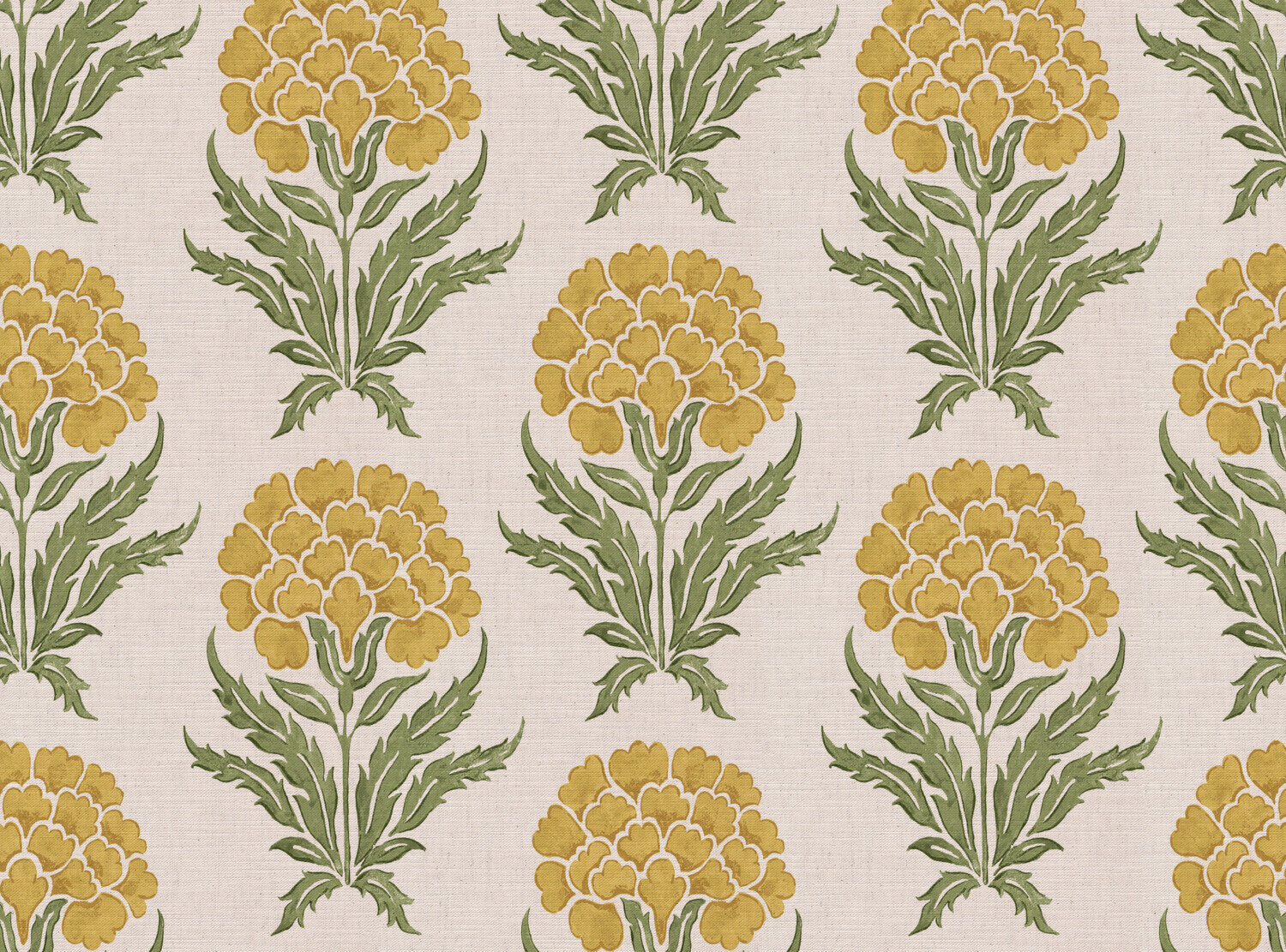 CW: Yellow and soft green | BASE: Mercia Linen