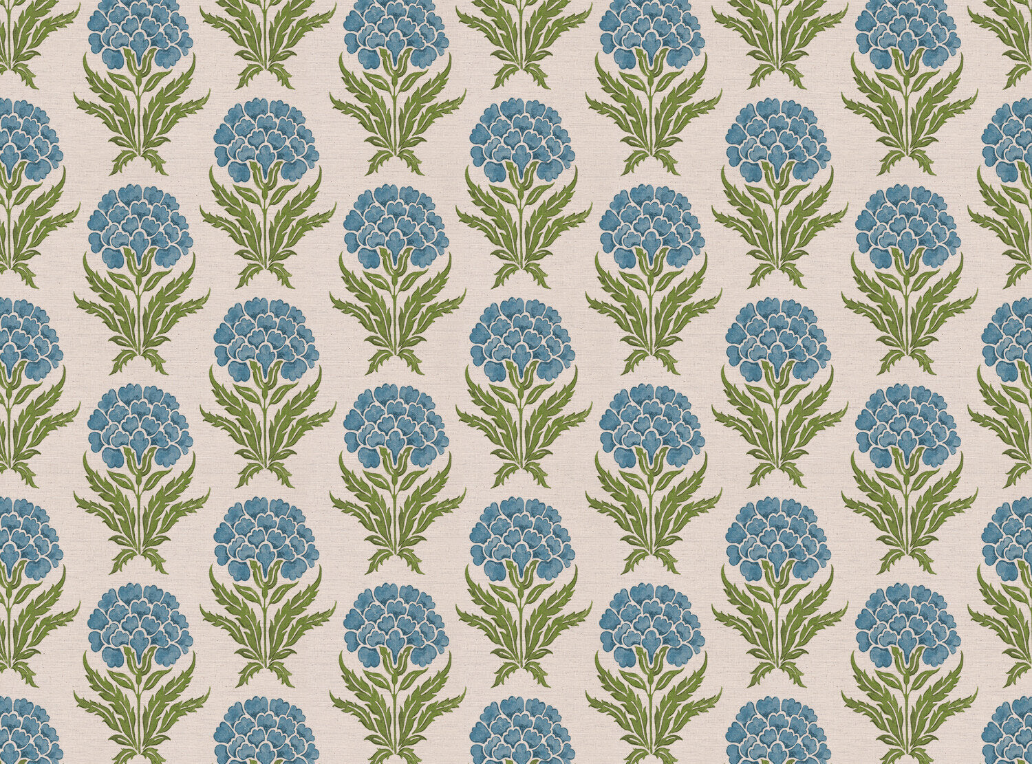 CW: Bright blue and green | BASE: Natural Luxury Linen