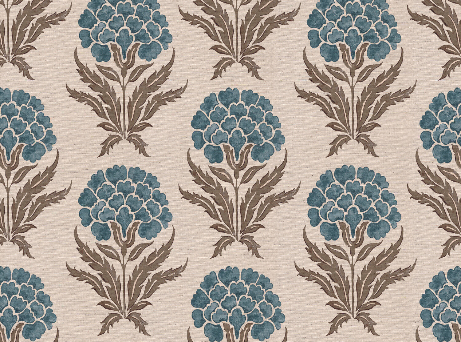 CW: Green blue and brown | BASE: Natural Luxury Linen