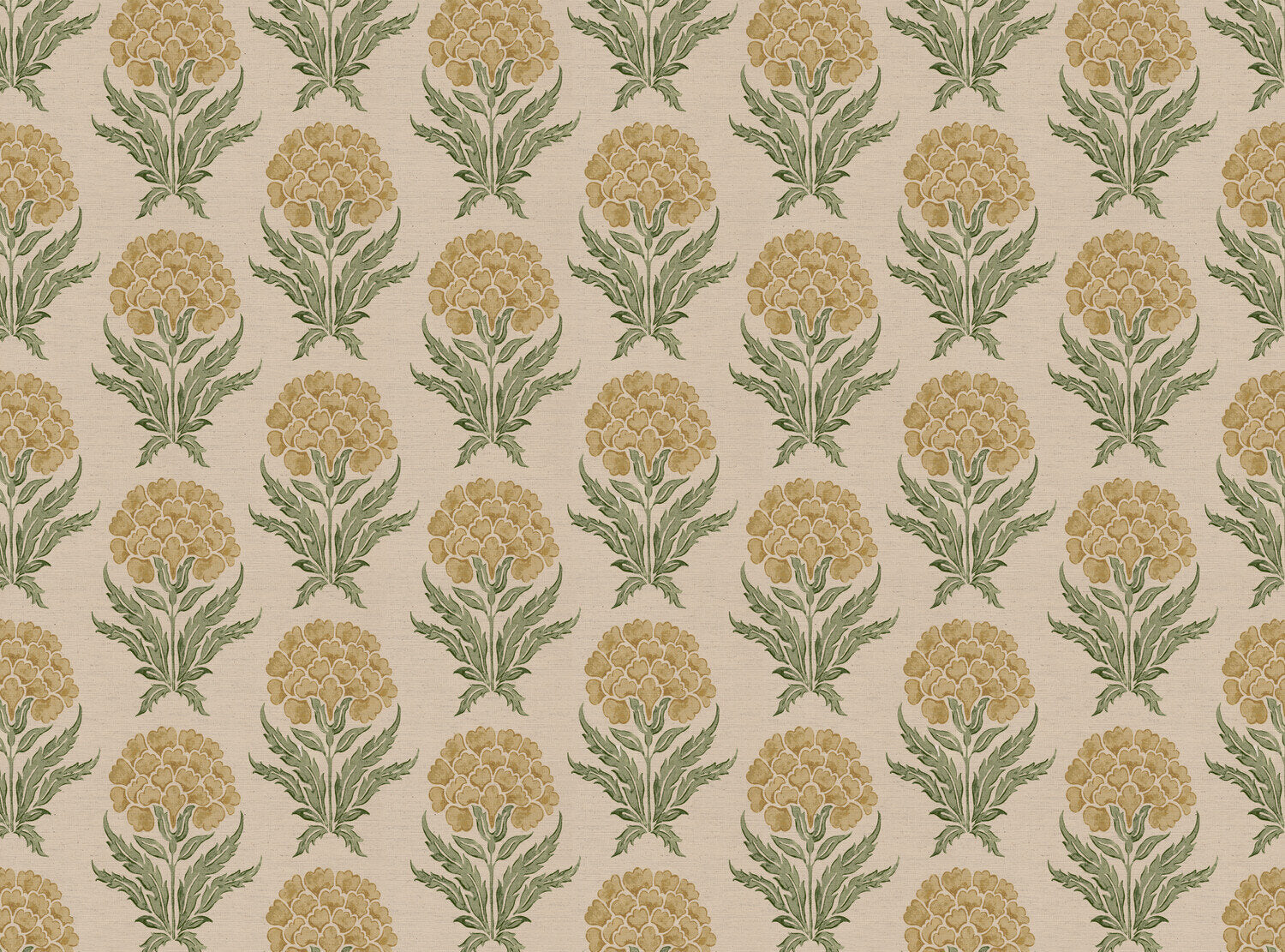 CW: Light gold and green | BASE: Natural Luxury Linen