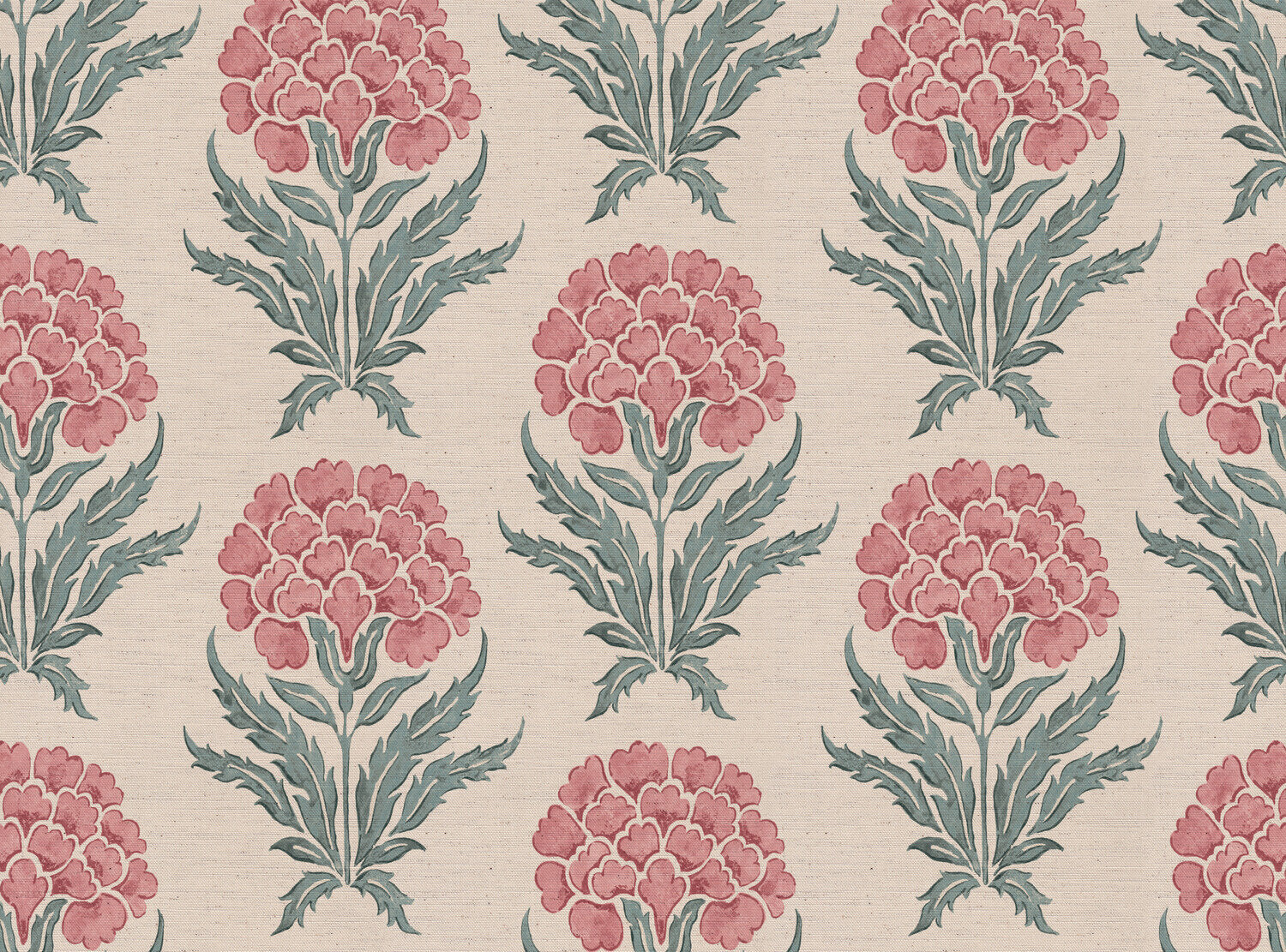 CW: Pink and duck egg | BASE: Natural Luxury Linen