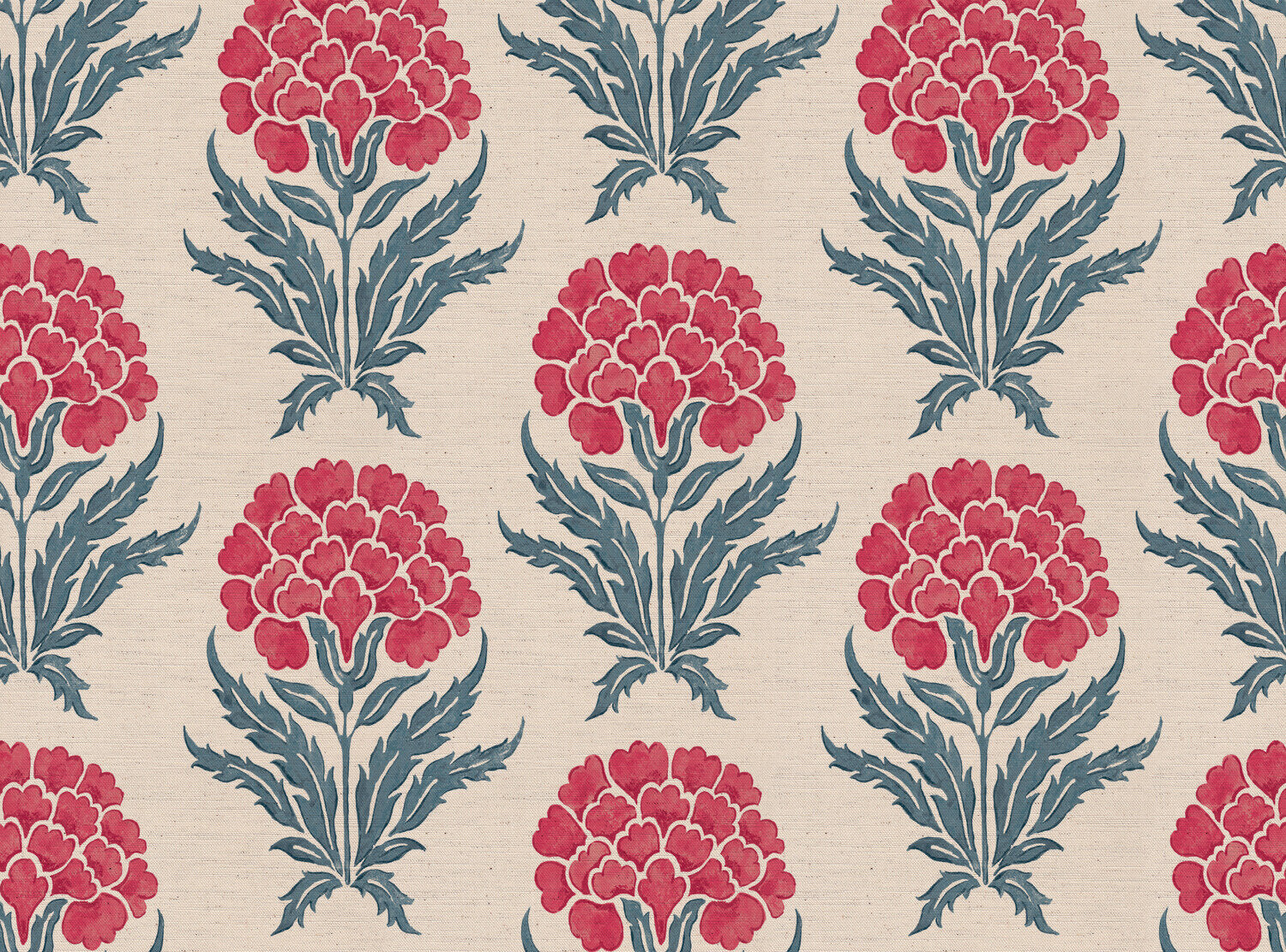 CW: Pinky red and blue | BASE: Natural Luxury Linen