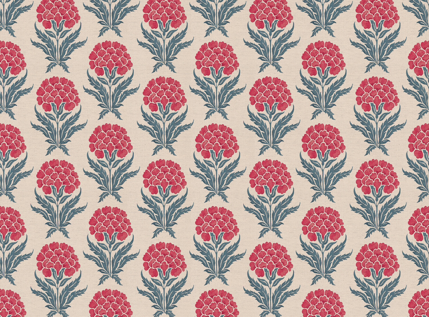 CW: Pinky red and blue | BASE: Natural Luxury Linen