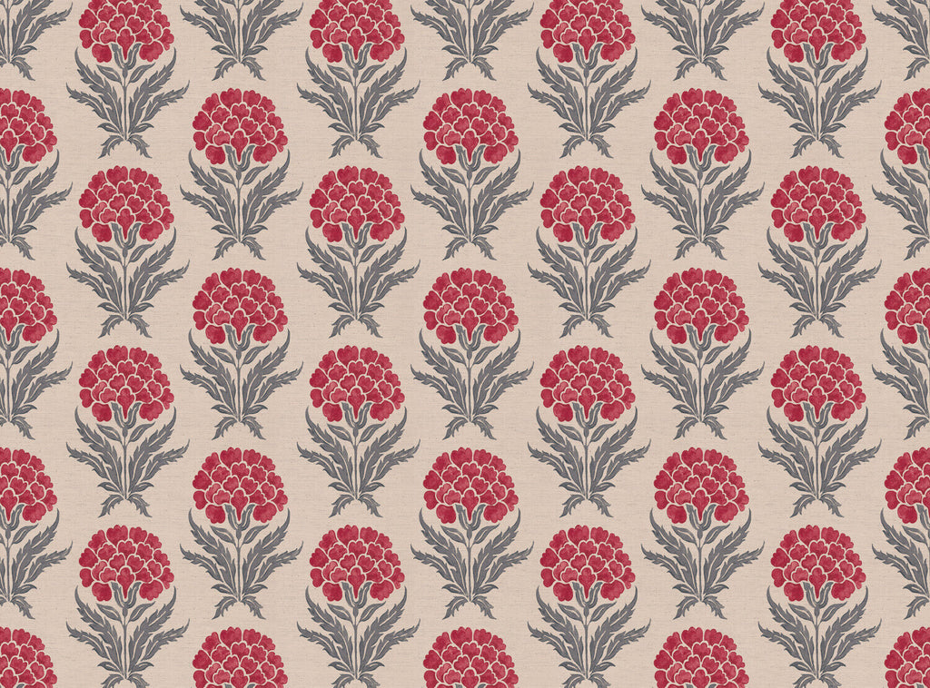 CW: Warm red and grey blue | BASE: Natural Luxury Linen