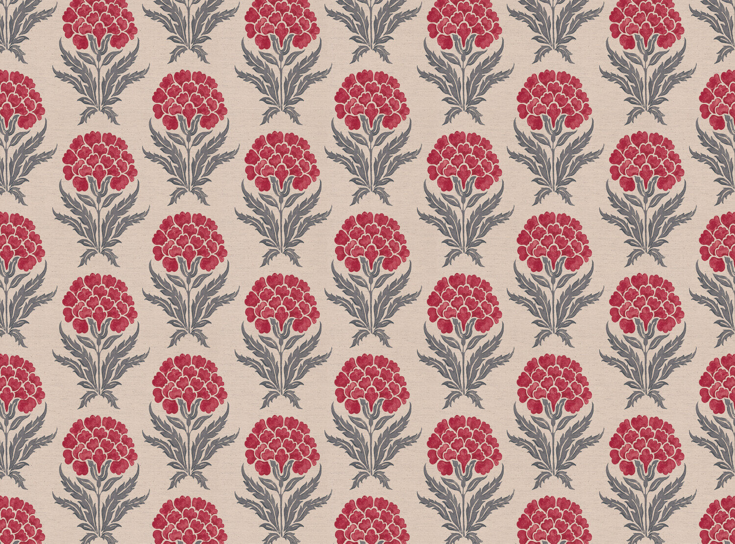 CW: Warm red and grey blue | BASE: Natural Luxury Linen