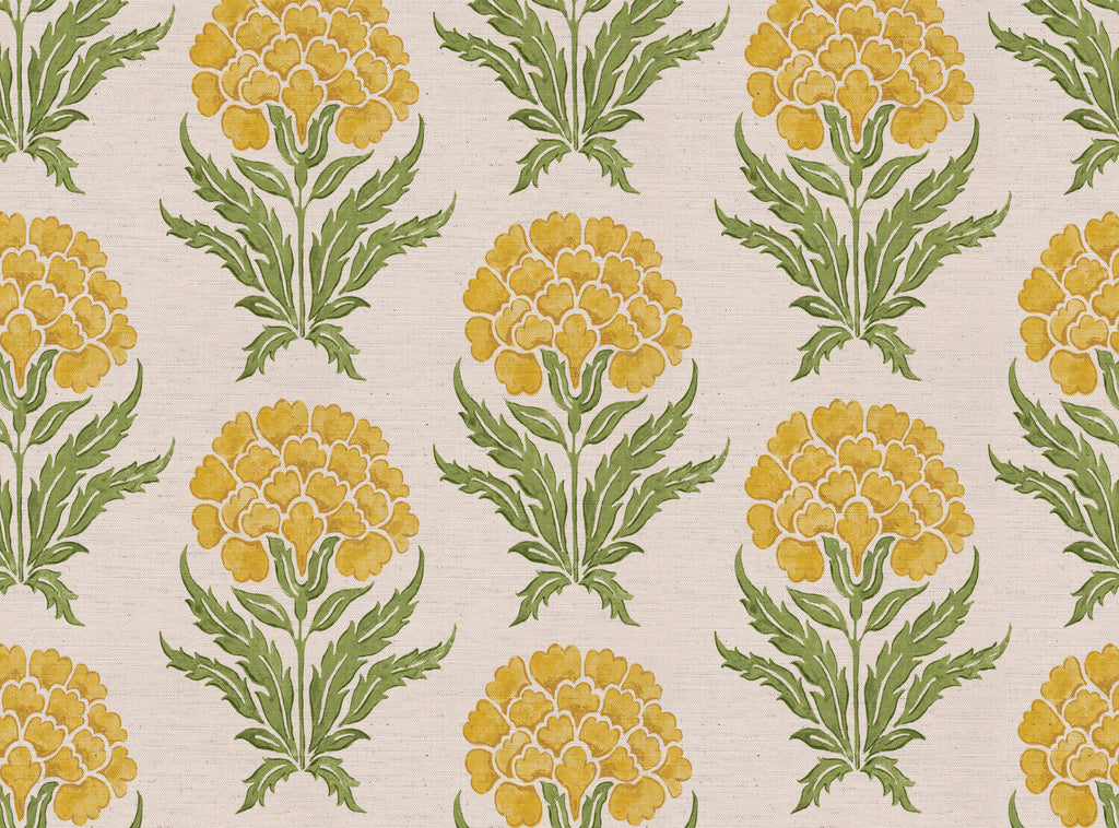 CW: Yellow and blue green | BASE: Natural Luxury Linen